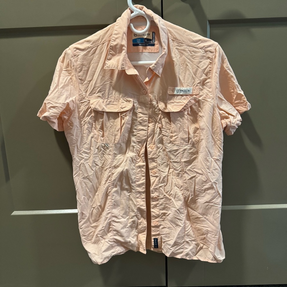 Magellan Outdoors Women's Laguna Madre Fishing Shirt pink medium